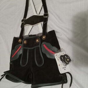 Kids Authentic Suede Lederhosen – German Trachten Costume